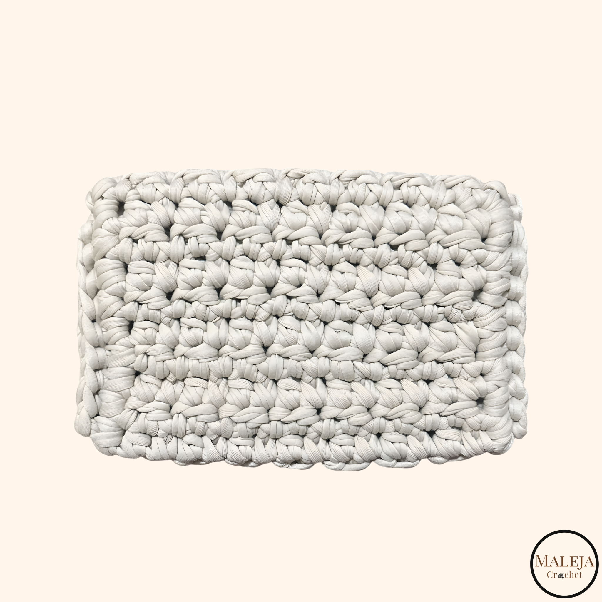 Cartera Blanca crochet